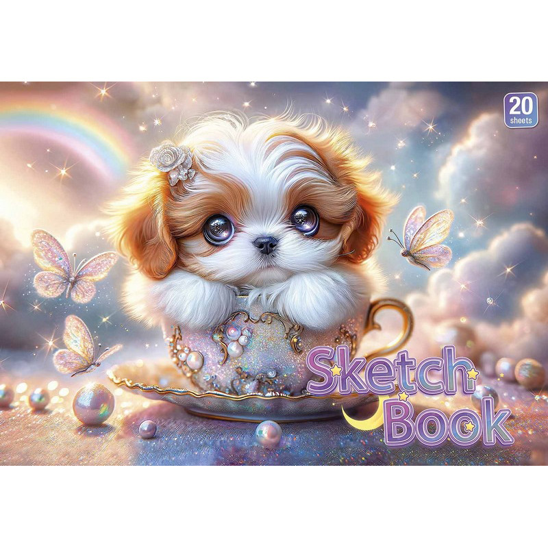 Альбом для малювання Школярик PB-GB-020-8515-3 склейка 20 акрушів