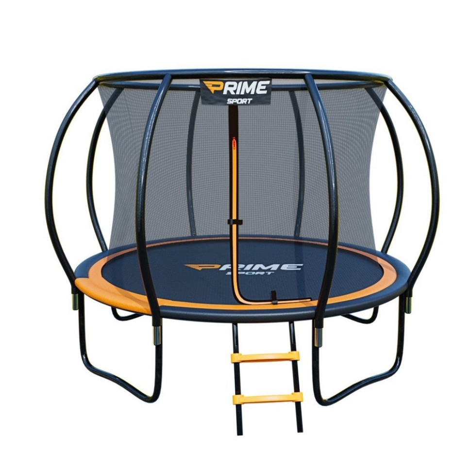 Батут з внутрішньою сіткою Prime Sport PS305, 10 футів, помаранчевий