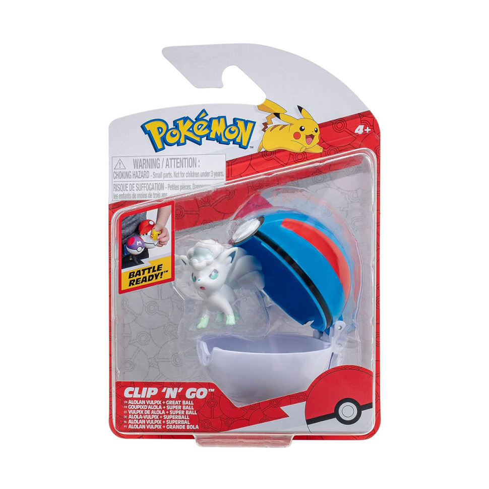 Игровой набор Алола Вульпикс в покеболе Pokemon W14 PKW3135 игровая фигурка, покебол