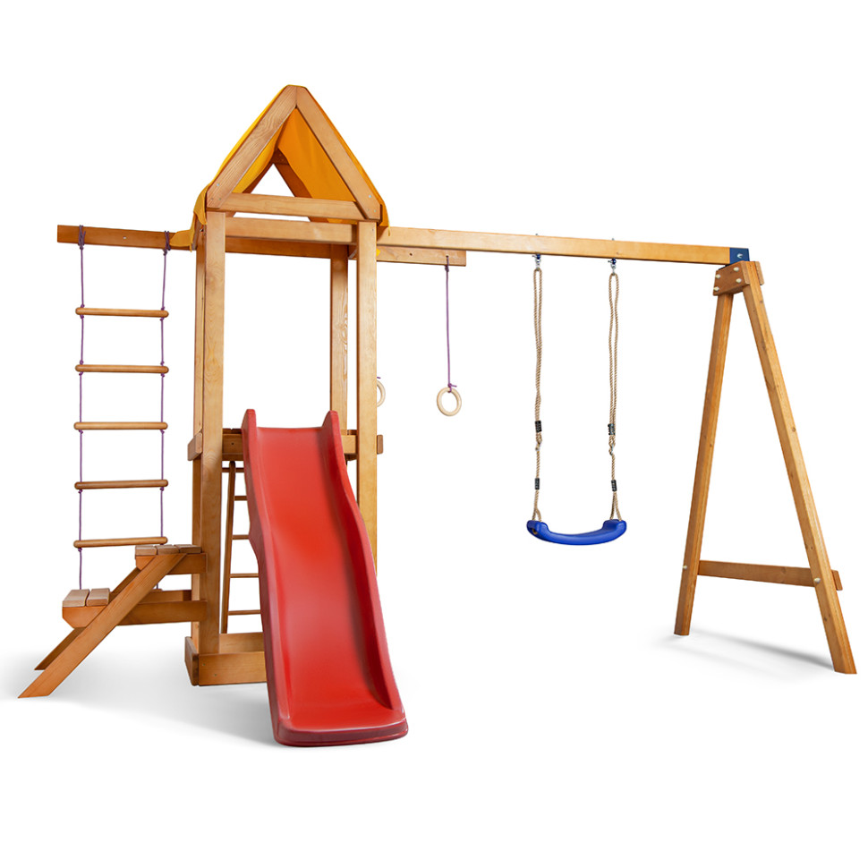Дитячий ігровий комплекс SportBaby Babyland-19 гойдалка та гірка