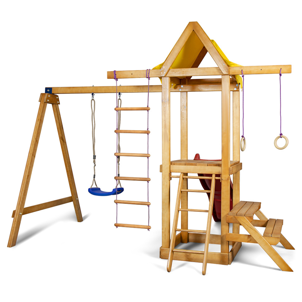Дитячий ігровий комплекс SportBaby Babyland-19 гойдалка та гірка
