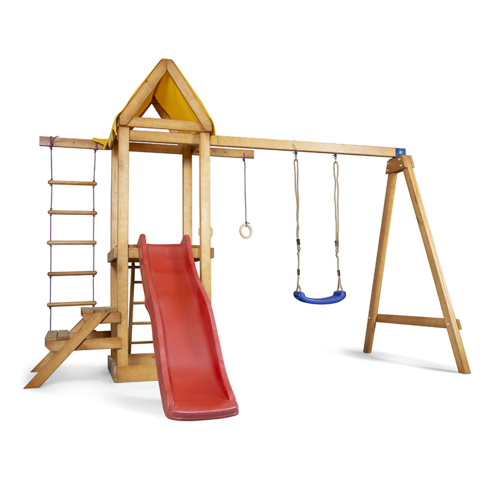 Дитячий ігровий комплекс SportBaby Babyland-19 гойдалка та гірка
