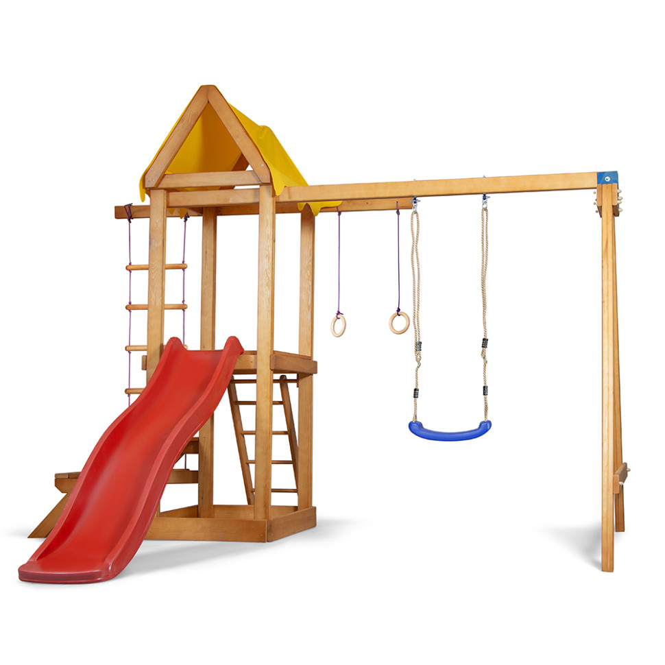 Дитячий ігровий комплекс SportBaby Babyland-19 гойдалка та гірка