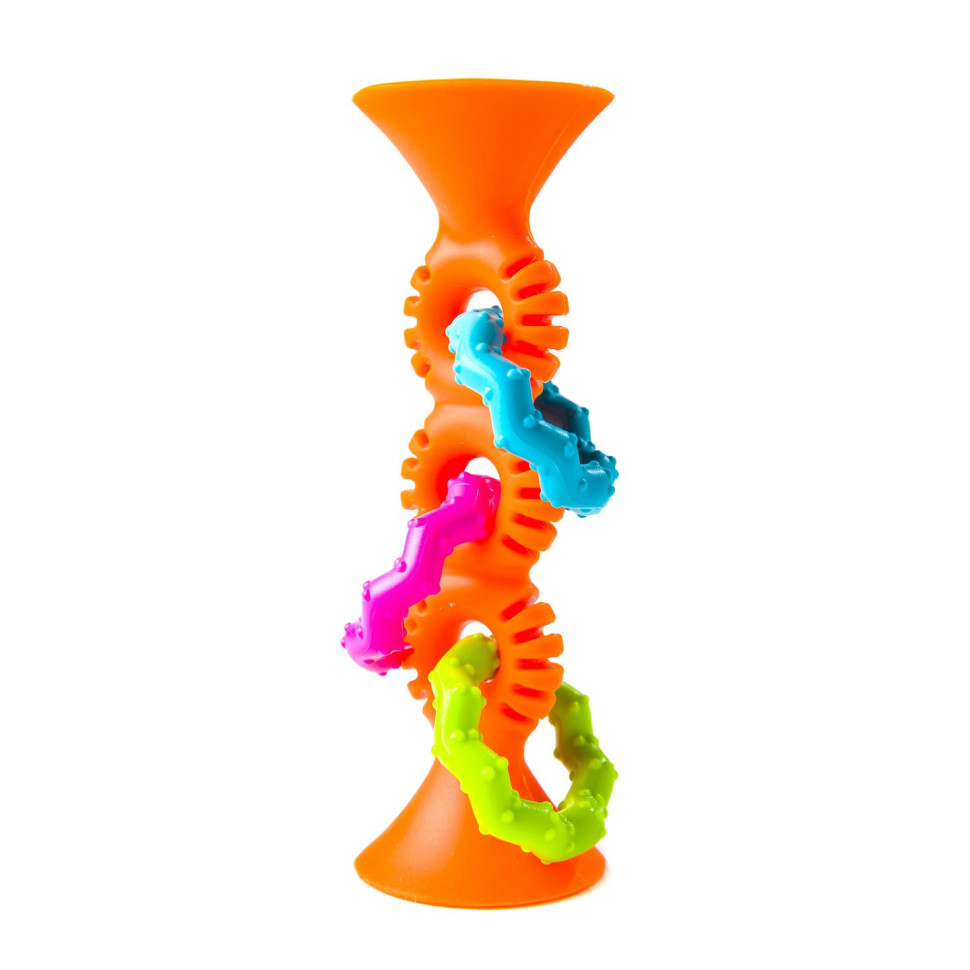 Прорізувач-брязкальце PipSquigz Loops Fat Brain Toys F165ML на присосках