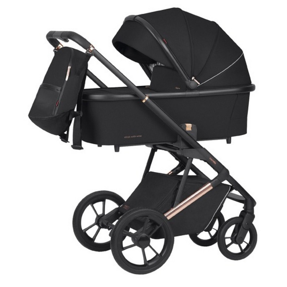 Коляска универсальная 2 в 1 Sigma CARRELLO CRL-6509 Obsidian Black N
