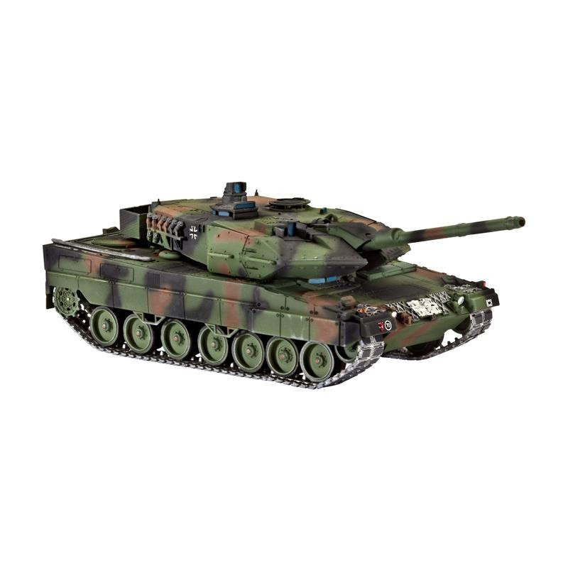 Сборная модель Танк Леопард 2A6/A6M Revell RVL-63180 уровень 4, масштаб 1:72