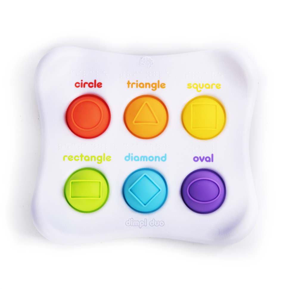 Игрушка-антистресс Dimpl Duo Fat Brain Toys FA208-1 Цвет Форма Название
