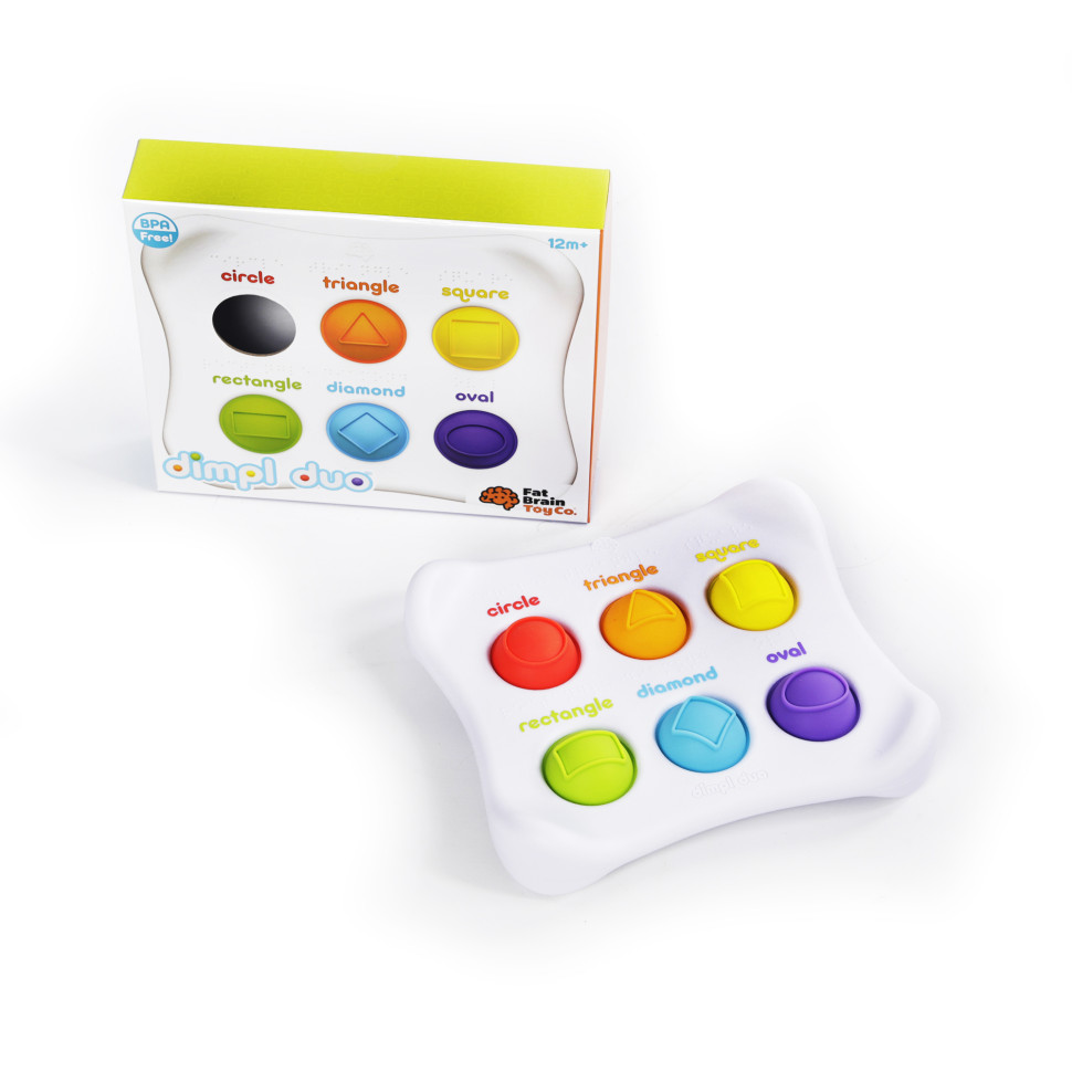 Игрушка-антистресс Dimpl Duo Fat Brain Toys FA208-1 Цвет Форма Название