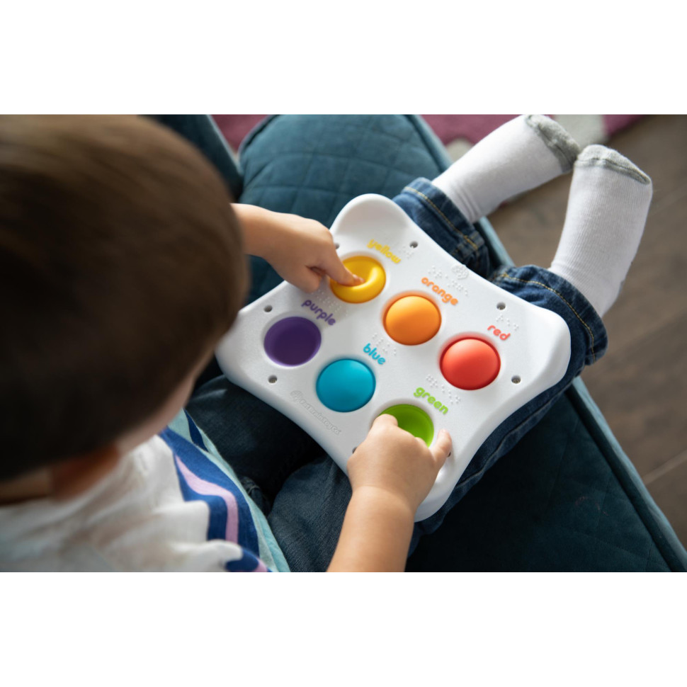 Игрушка-антистресс Dimpl Duo Fat Brain Toys FA208-1 Цвет Форма Название