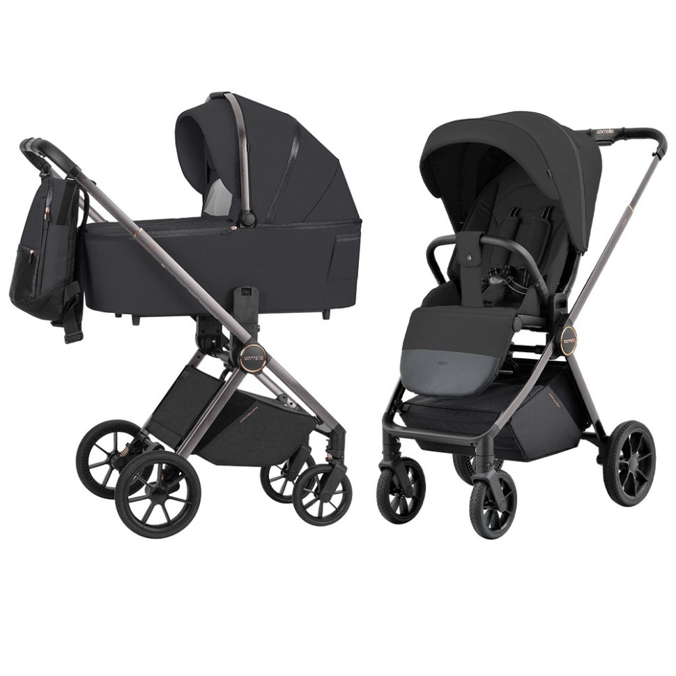 Коляска универсальная 2 в 1 Ultra CARRELLO CRL-6525 Night Black N.F.