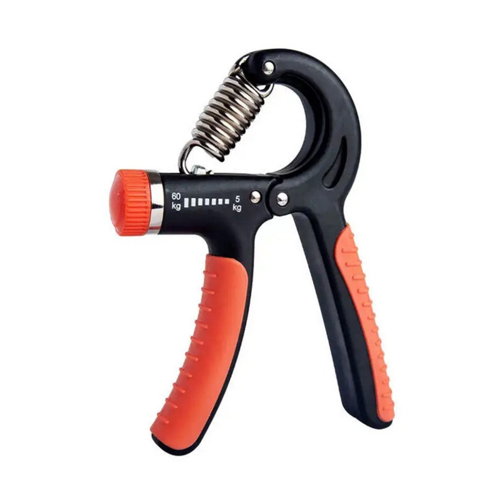 Эспандер кистевой пружинный с регулируемой нагрузкой Power Grip Pro Newt NE-W-87-BOR 5-60 кг