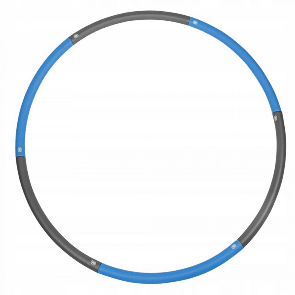 Обруч масажний Hula Hoop SportVida SV-HK0216, 90 см, Grey/Blue