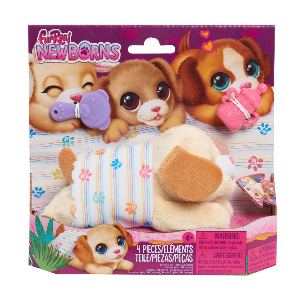 Интерактивная игрушка «Щенок» Furreal 28074 серии «Newborns»
