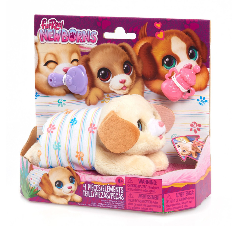 Интерактивная игрушка «Щенок» Furreal 28074 серии «Newborns»