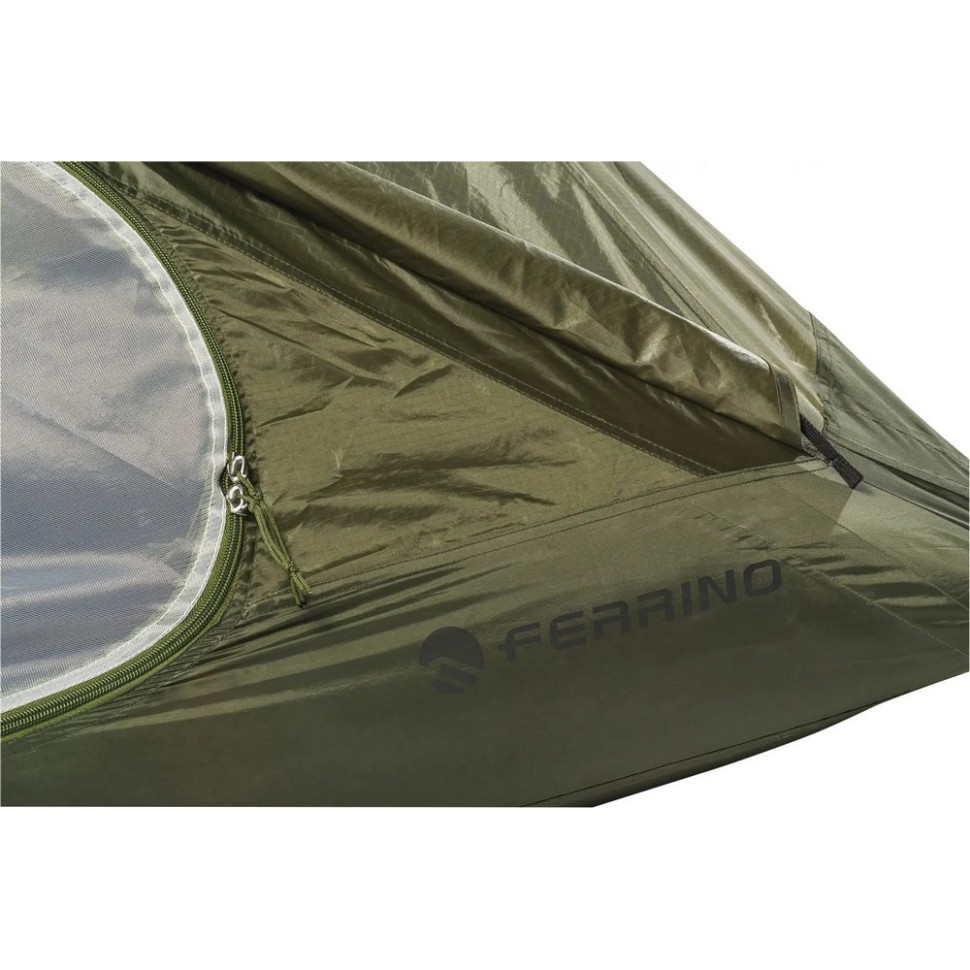 Палатка двухместная Grit 2 (91188LOOFR) Ferrino 928397 Olive Green