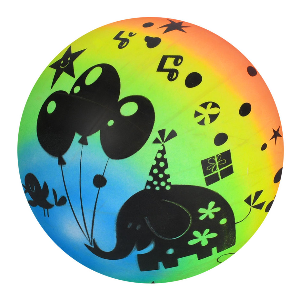 М'яч дитячий Bambi MS 4850-4 з малюнком, гума, 9 дюймів, 57-60 грам