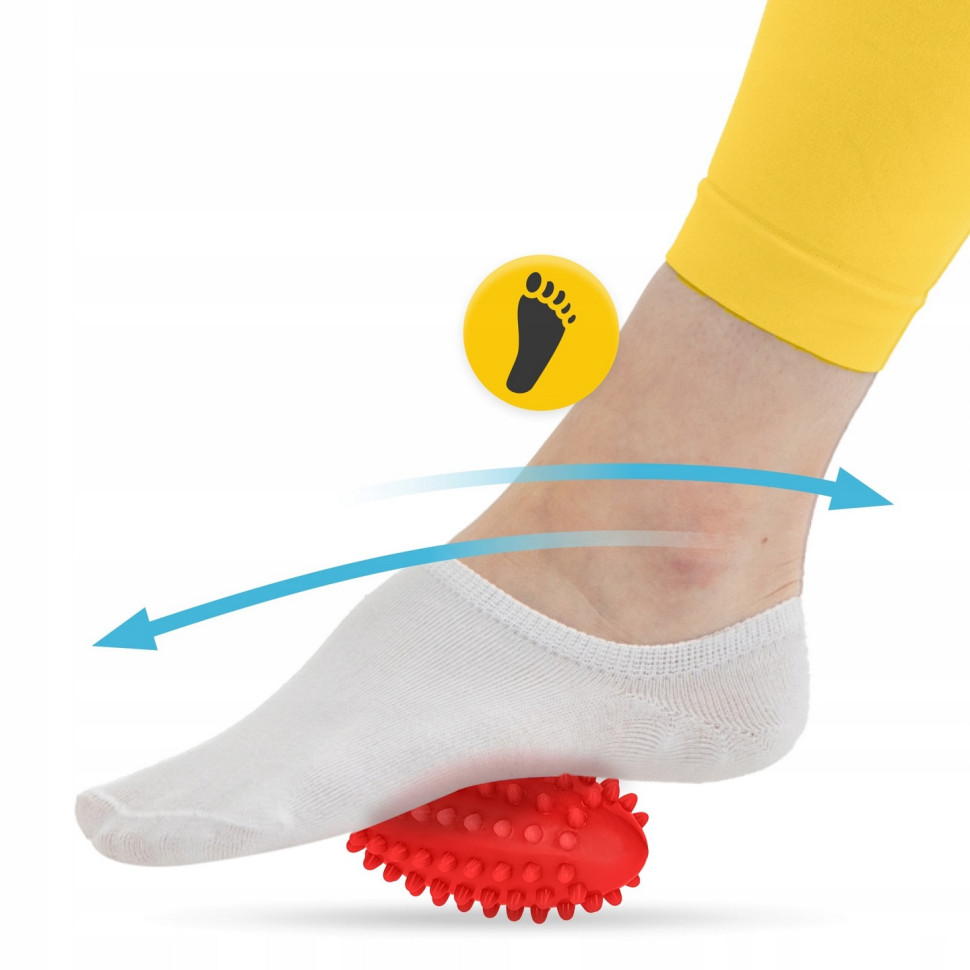Мяч массажный огурец Spike Bean 4FIZJO P-5905973403313 Red 11.5 x 5 см 