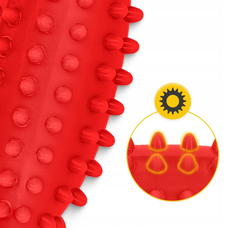 Мяч массажный огурец Spike Bean 4FIZJO P-5905973403313 Red 11.5 x 5 см 