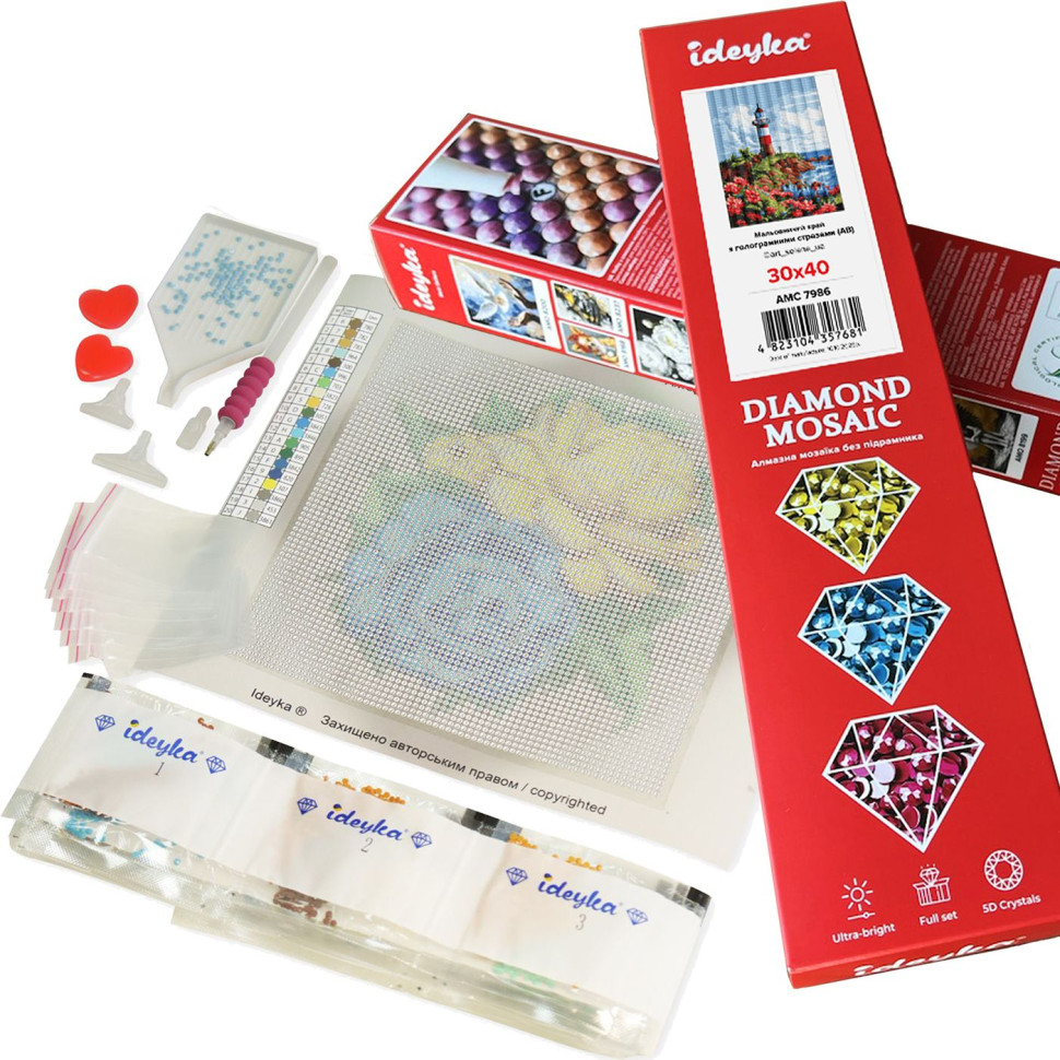 Алмазна мозаїка без підрамника