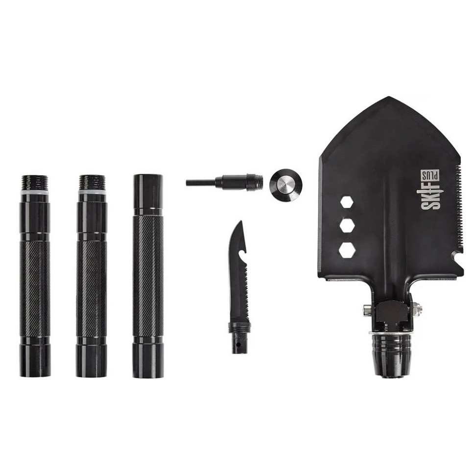 Лопата туристична Mole Skif Plus D14-31x, чорний