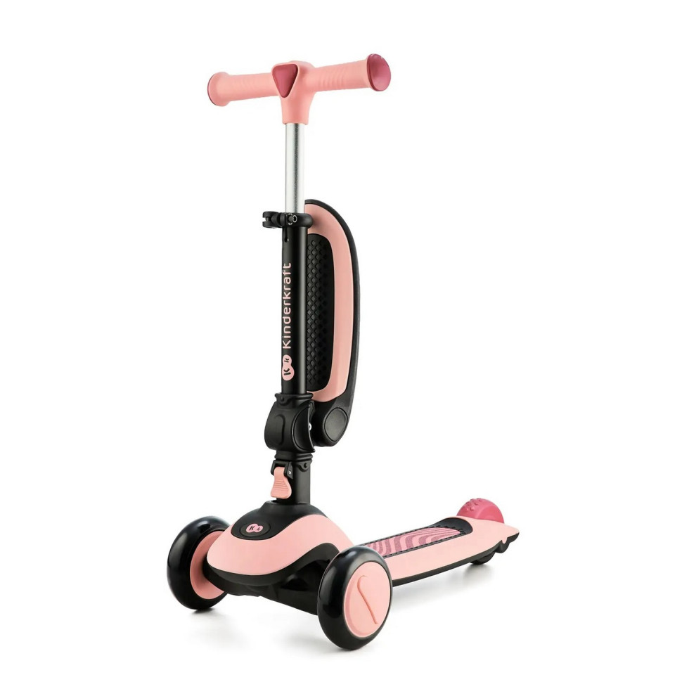 Детский самокат-беговел Kinderkraft KRHALL00PNK0000 Halley Rose Pink