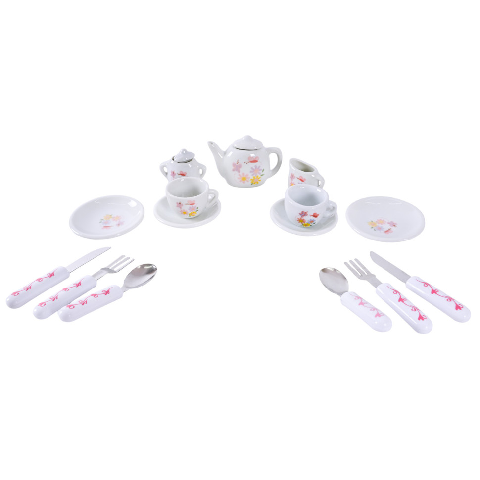 Детский набор посуды Tea set Bambi 868-E6-1 фарфор, 17 предметов