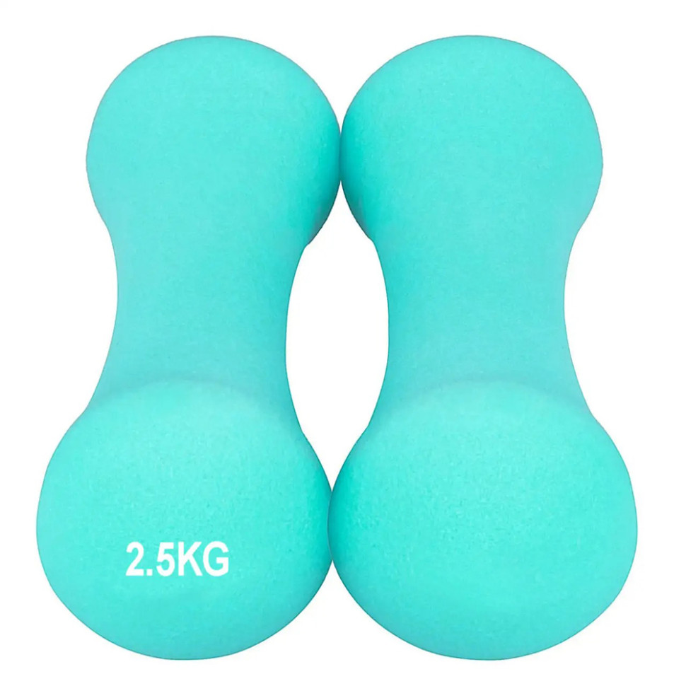 Гантелі неопренові Spartacus PowerPlay PP_4126_2.5kg_2in, 2*2,5 кг М'ятні 2 шт