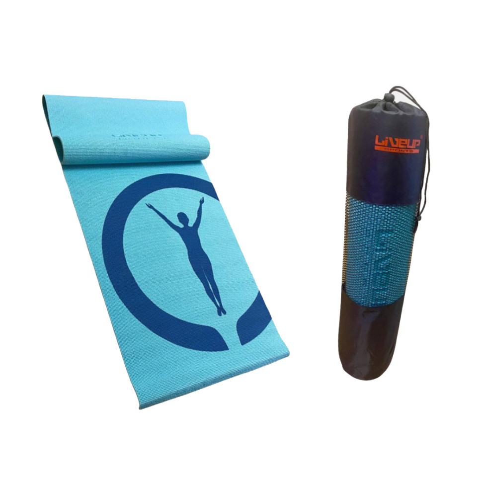 Комплект коврик для йоги с сумкой PRINTED YOGA MAT + BAG LiveUp LS3231C-06b-Combo 173 х 61 х 0.6 см