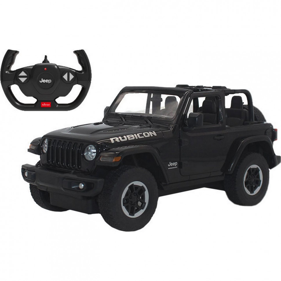 Машинка на радіокеруванні JEEP Wrangler Rubicon Rastar 79460(Black) чорний, 1:14