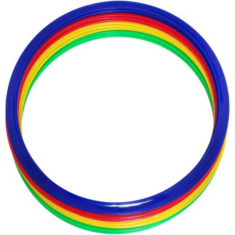 Кольца для координации Flat Agility Rings Set of 12 Meta 1501804108, 45 см