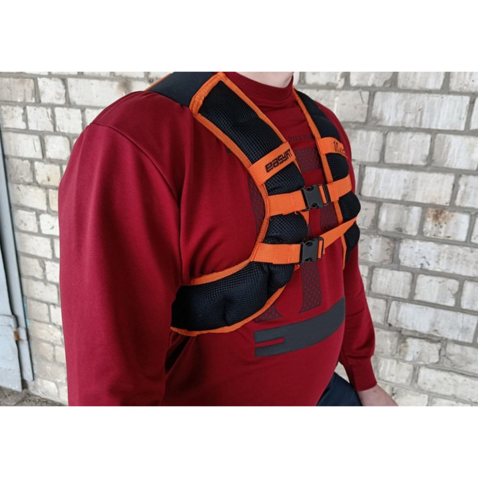 Жилет-утяжелитель JetPack EasyFit EF-JP-0010, 10 кг, с металлическими шариками