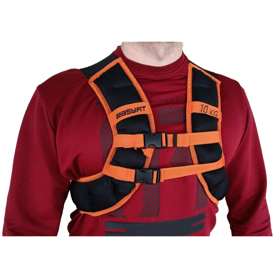 Жилет-утяжелитель JetPack EasyFit EF-JP-0010, 10 кг, с металлическими шариками