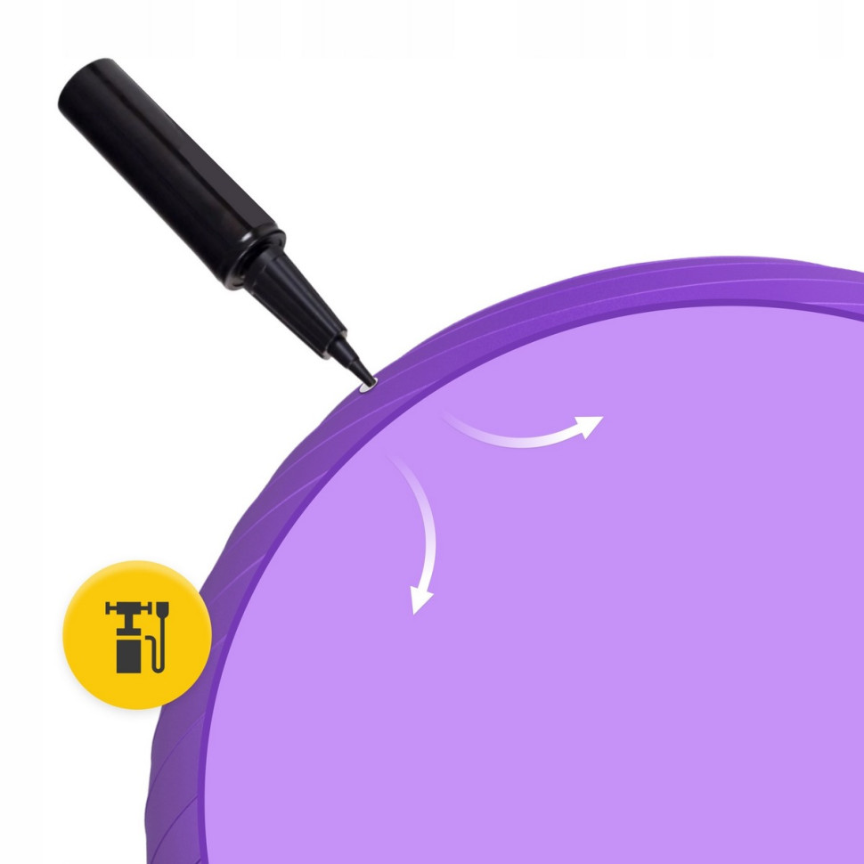 М'яч для фітнесу фітбол 4FIZJO P-5905973404846, 85 см, Violet