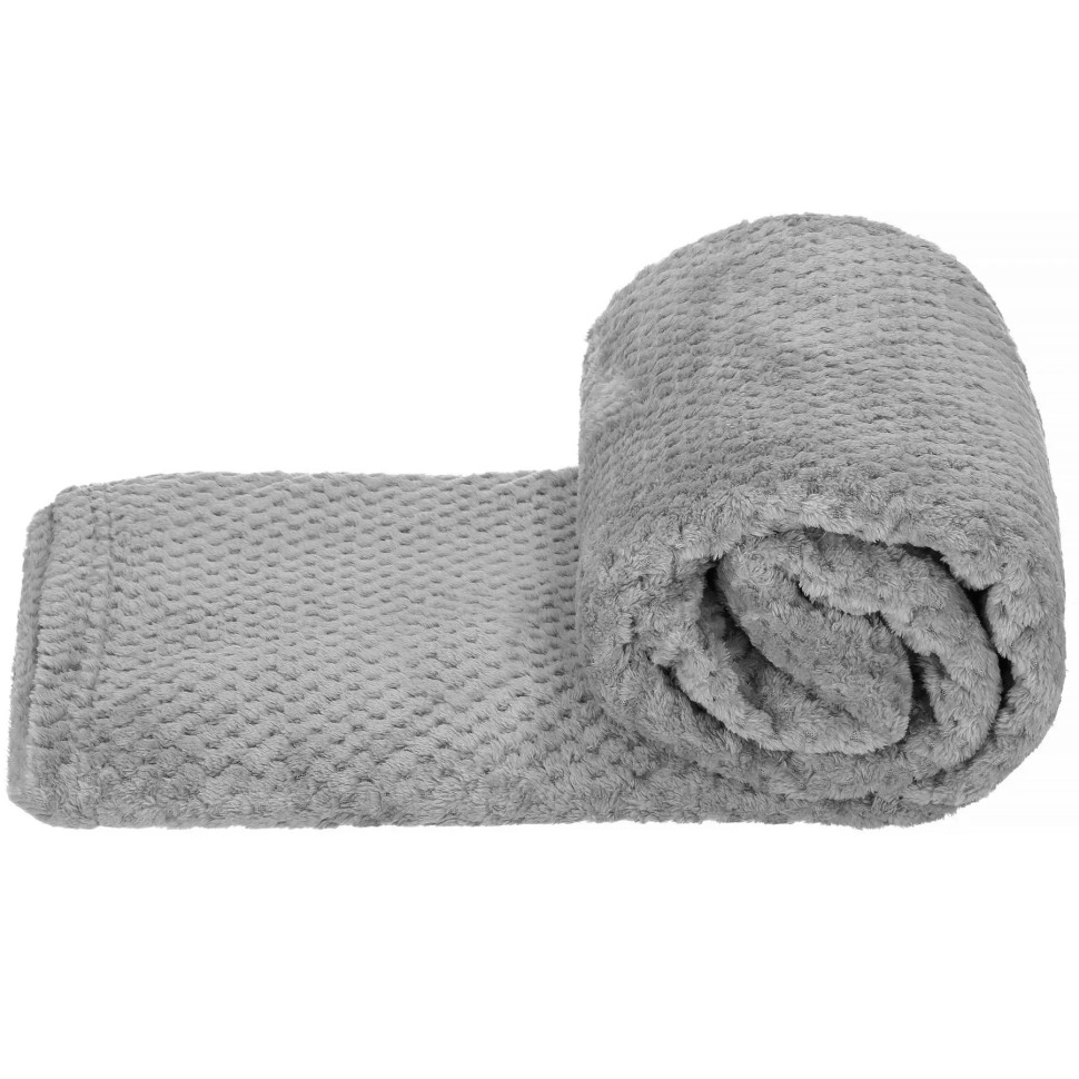 Плед-покрывало Extra Soft Springos HA7091 темно-серый 150x200 см