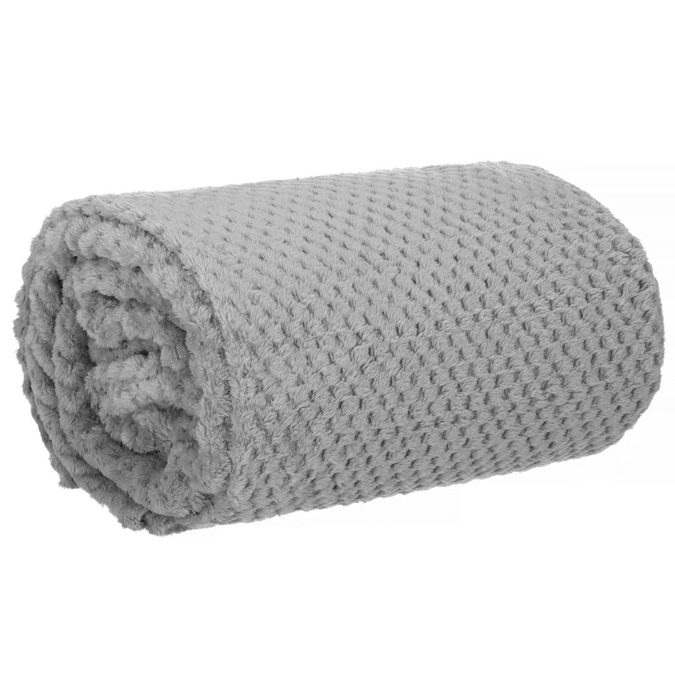 Плед-покрывало Extra Soft Springos HA7091 темно-серый 150x200 см