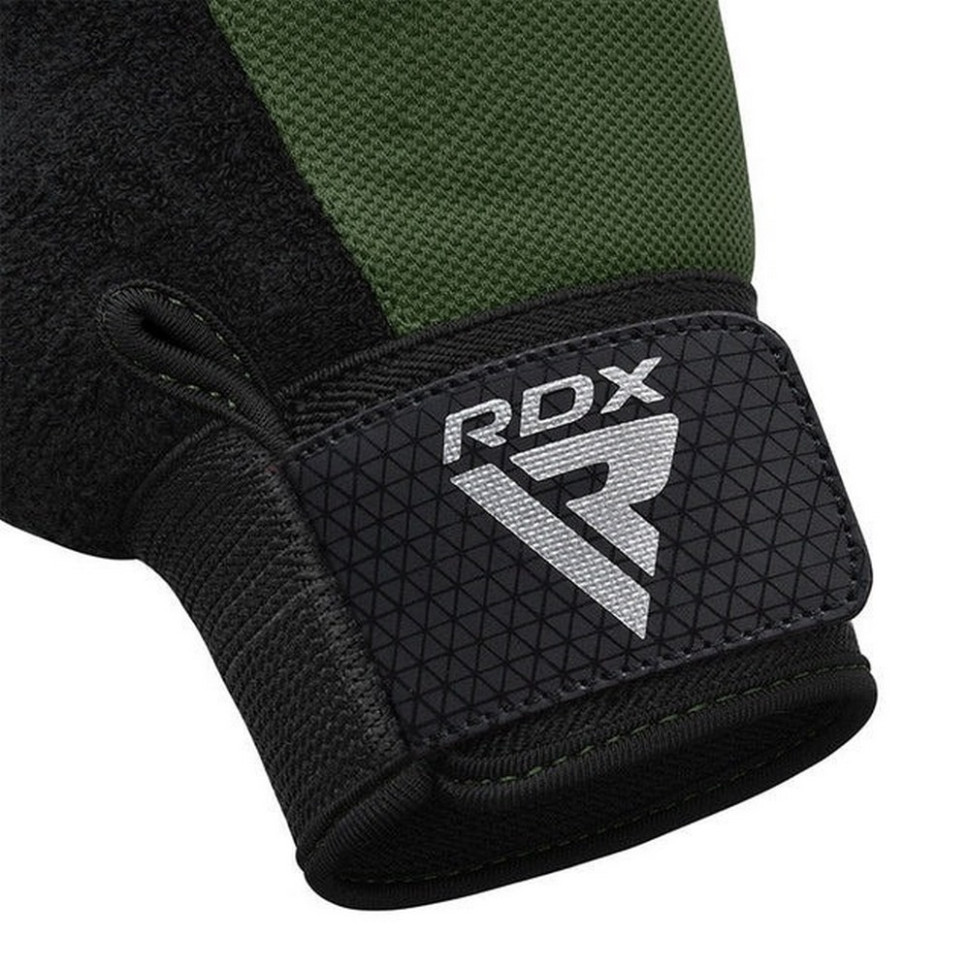 Перчатки для фитнеса W1 Half Army Plus RDX Inc WGA-W1HA-S+ Green, S