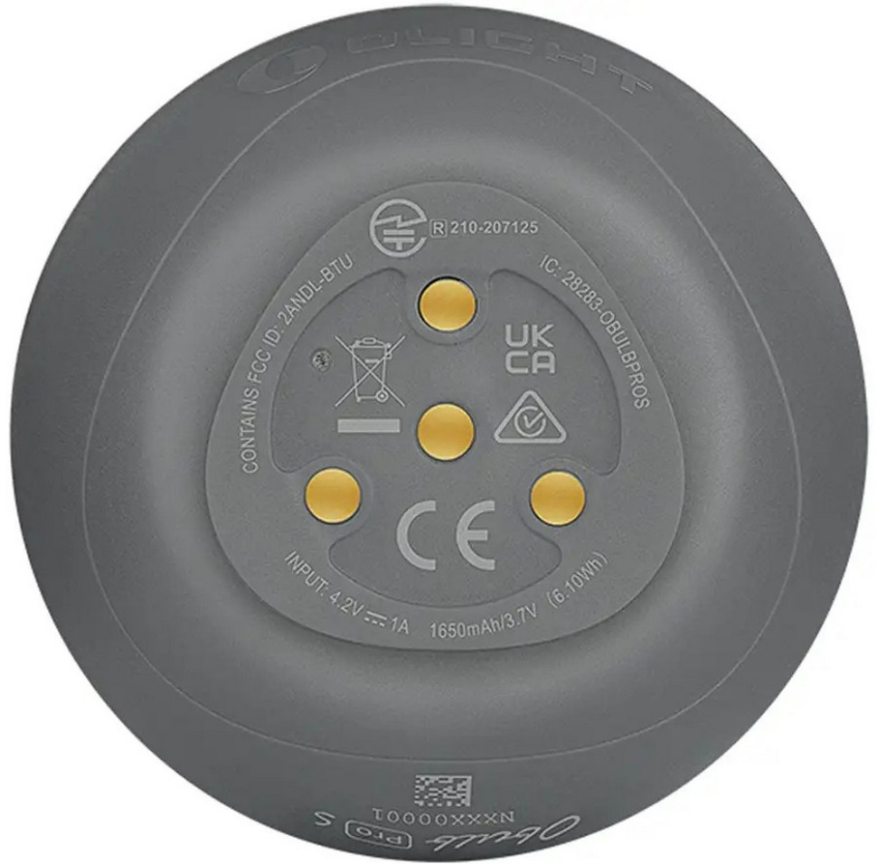 Фонарь кемпинговый Obulb Pro Olight Obulb Pro S Gr, серый 240 люмен