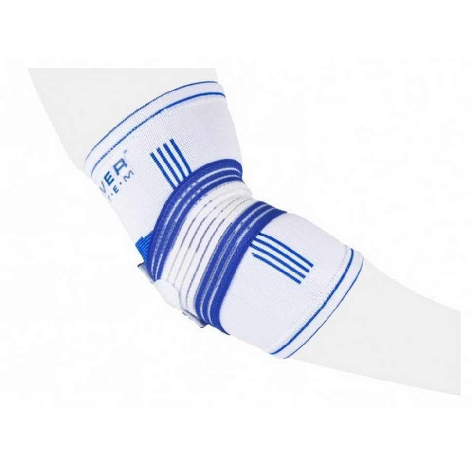 Налокотник Elbow Support Pro Power System PS-6007_L/XL_White-Blue, (1шт.), L/XL