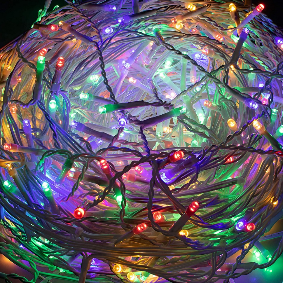 Гірлянда бахрома вулична Springos CL503, 20 м 500 LED, Mix