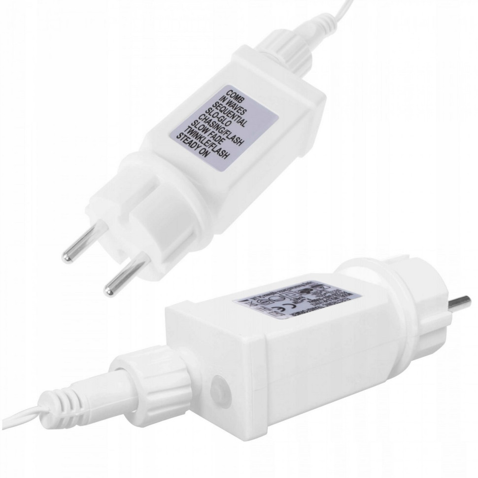 Гірлянда бахрома вулична Springos CL503, 20 м 500 LED, Mix