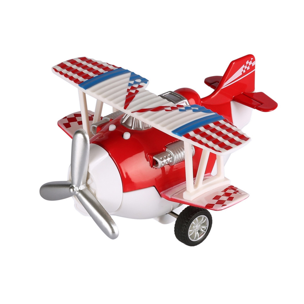 Самолет металический инерционный Same Toy Aircraft красный со светом и музыкой SY8012Ut-3