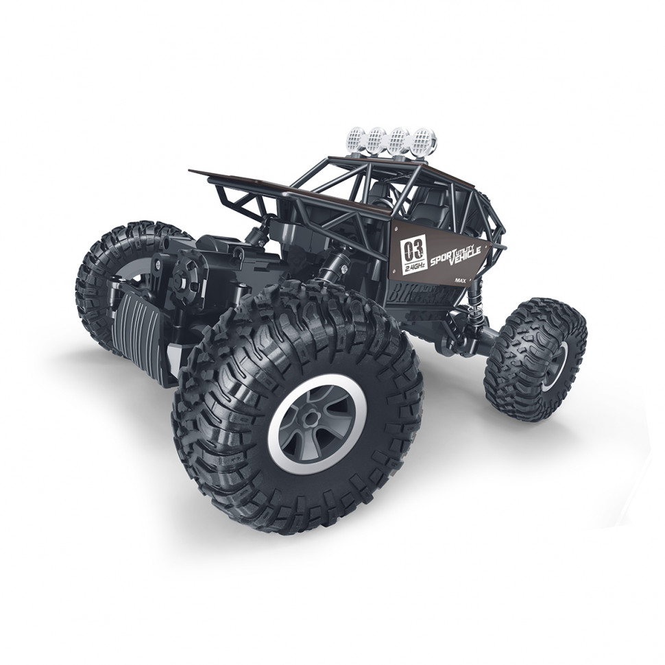 Автомобіль OFF-ROAD CRAWLER на р/к - SUPER SPEED (матовий коричн., акум. 4.8V, метал. корпус, 1:18)