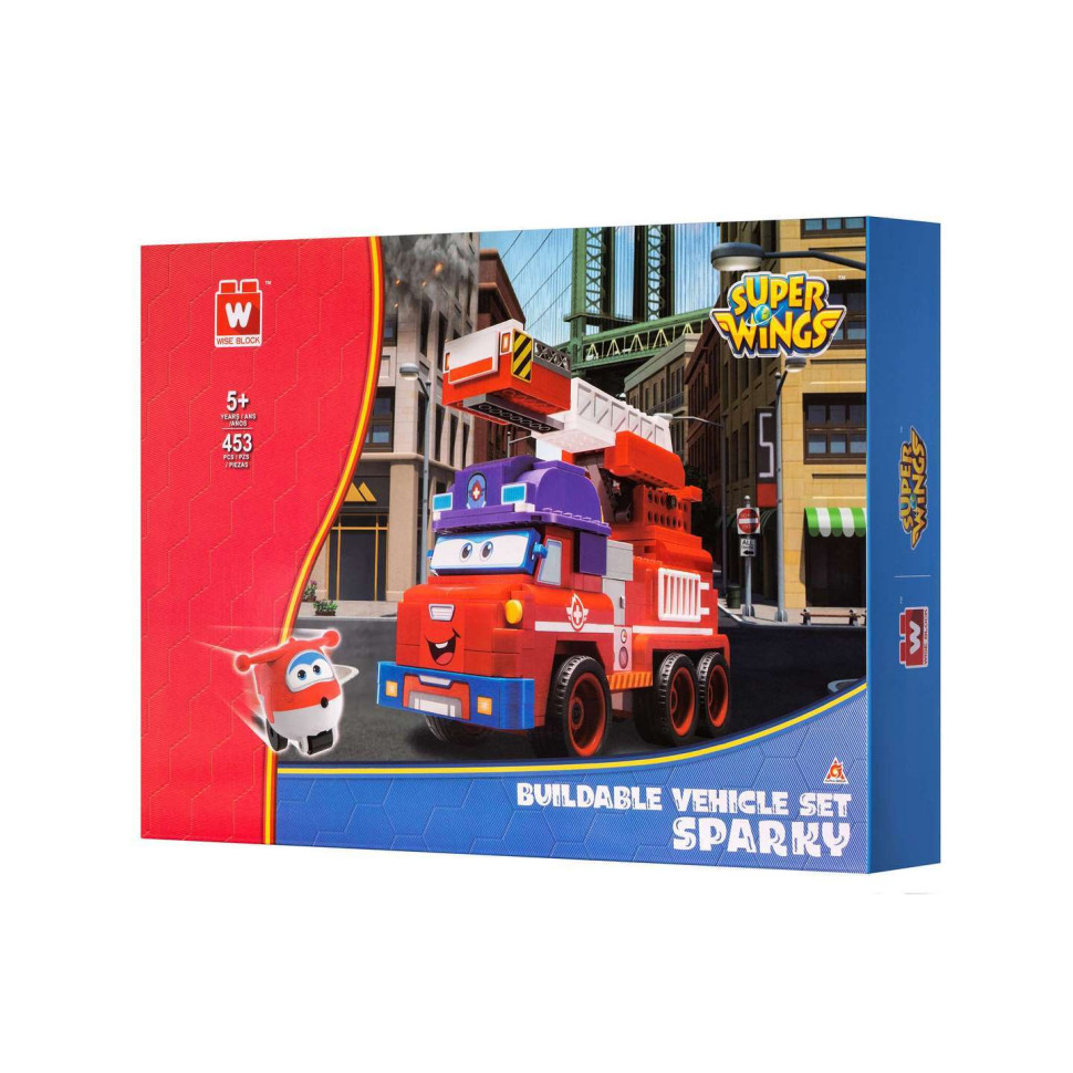 Конструктор Super Wings Small Blocks Buildable Vehicle Set Sparky, Спаркі EU385011