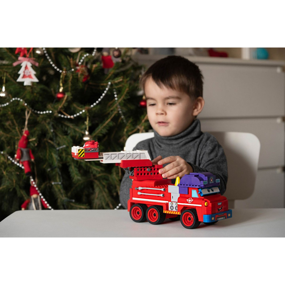 Конструктор Super Wings Small Blocks Buildable Vehicle Set Sparky, Спаркі EU385011
