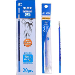 Стержень "С" "пишет-стирает" COLOR-IT CR-709S, синій, упаковка 20 шт (Blue)
