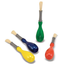 Детский набор толстых кисточек Melissa&Doug MD14118, 4 штуки Детский набор толстых кисточек Melissa&Doug MD14118, 4 штуки