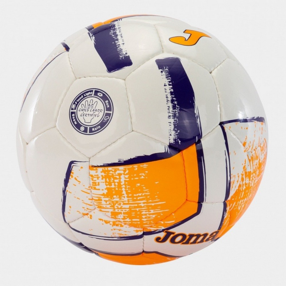 М'яч футбольний DALI II Joma 400649.214-5 білий, помаранчевий № 5