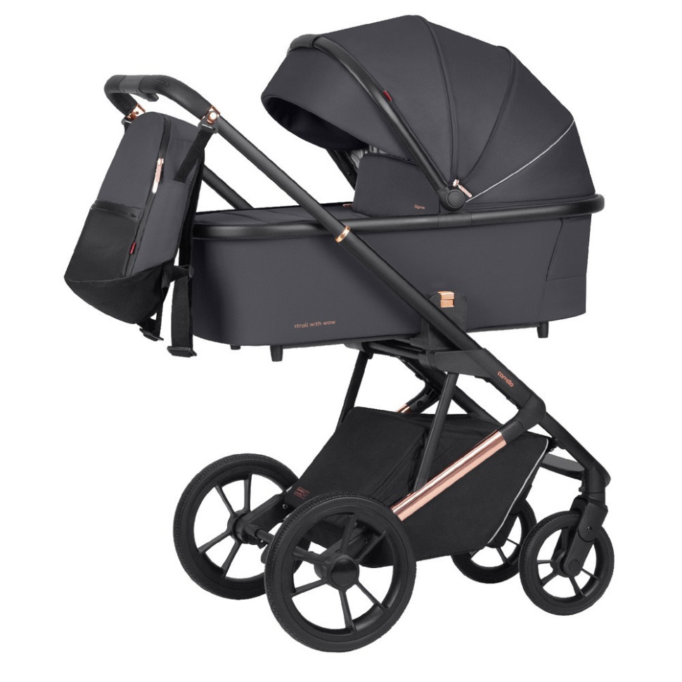 Коляска универсальная 2 в 1 Sigma CARRELLO CRL-6509 Stone Grey NF