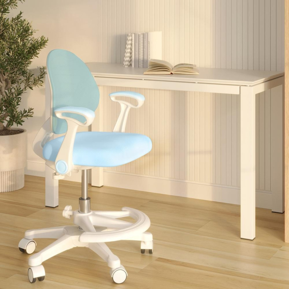 Детское кресло Mio Air Evo-kids Y-307 KBL Blue сетка, голубой