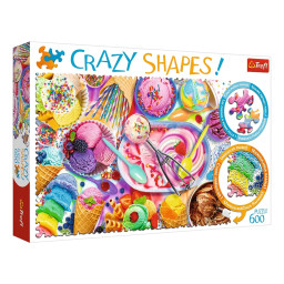Пазл классический "Сладкое мороженое" Trefl 11119 Crazy Shapes, 600 элементов